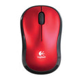 RATON INALAMBRICO LOGITECH M185 ROJO
