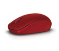 Raton Inalámbrico Dell WM126, 3 botones, color rojo