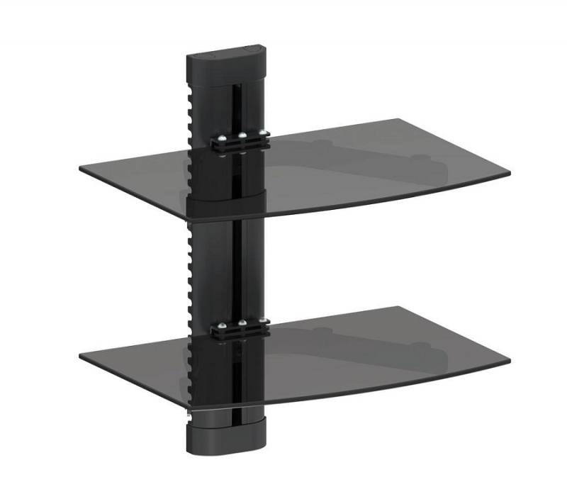 Soporte de pared ARGOM con 2 estantantes, peso máximo de 8Kgs (17.6 lbs.)