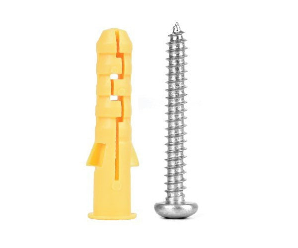 Tacos de color Naranja con tornillos Pack de 25 unidades 8x40mm