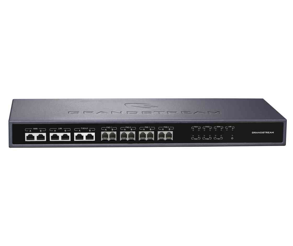 Controlador de centrales IP GRANDSTREAM HA100, 14 indicadores LED, Puertos FXS para Teléfono Analógico y FXO para PSTN