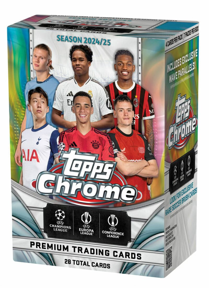 TOPPS CHROME CAJA  VALOR UEFA CLUB COMPETITIONS 2024X2025