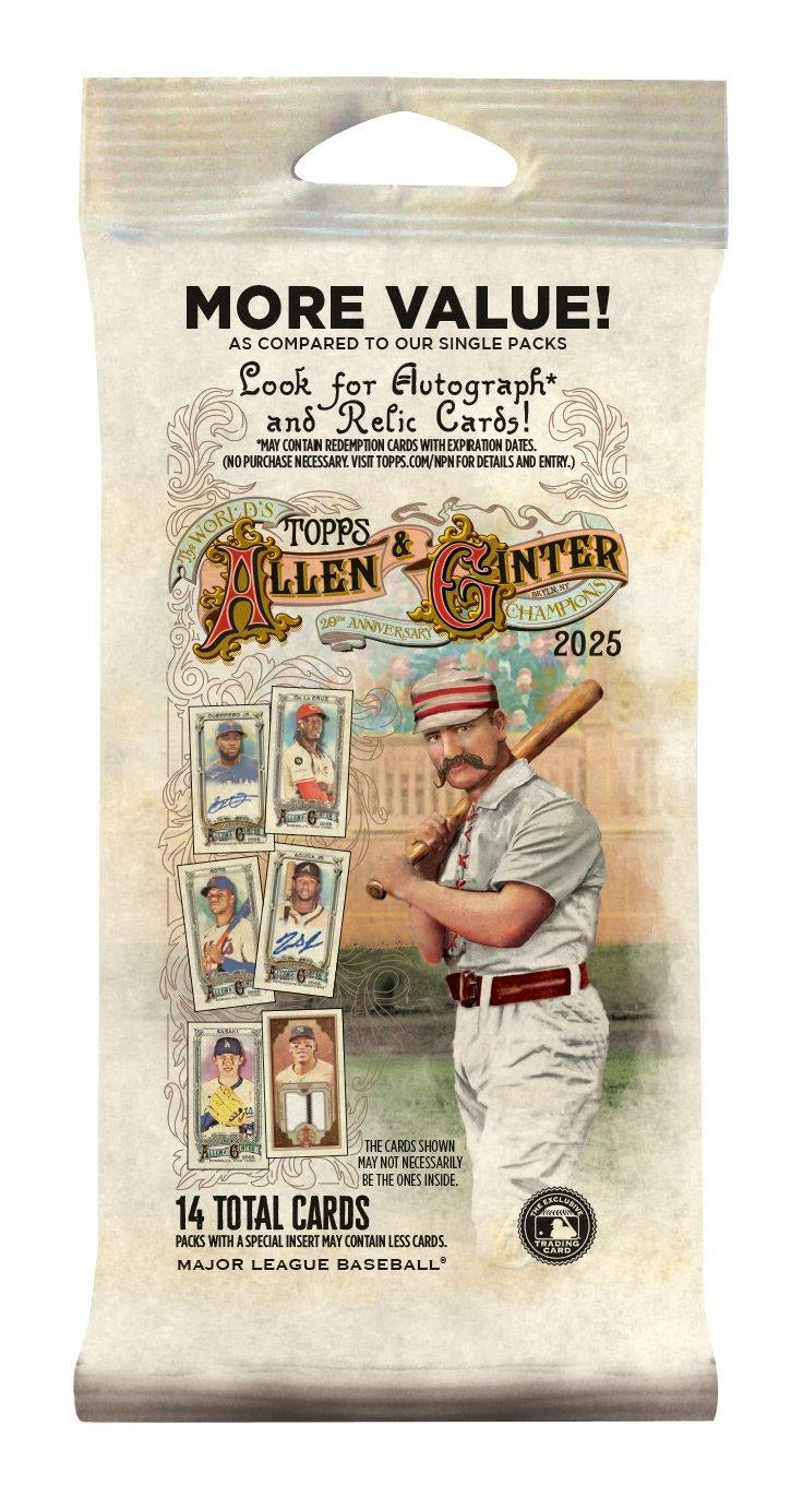 TOPPS CHROME SOBRE VALOR ALLEN Y GINTER X 2025