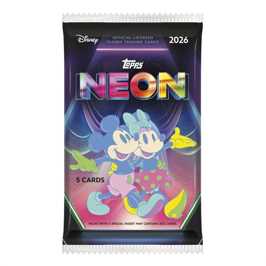 TOPPS CHROME SOBRE  VALOR DISNEY NEON 2026