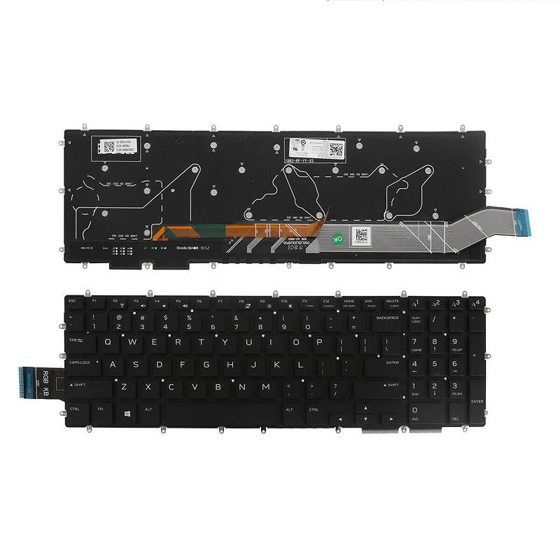 Teclado para DELL Alienware M15 R1 M17 R1, Retroiluminado, Ingles.