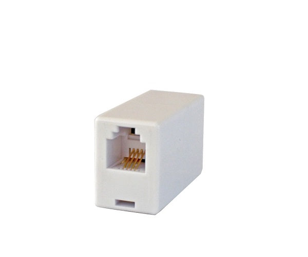 UNION RJ11 PARA TELEFONO - BLANCO