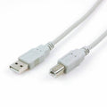 Cable USB 2.0 A+B para impresora de 1.8 metros, 480MBPS , 30AWG, Blanco