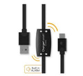 Cable USB a Micro USB con alarma CLQMICRO-06 sincronizado con alarma