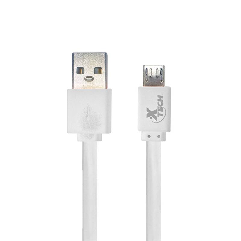 Cable USB 2.0 a micro USB XTECH, XTG-211, de 1M de carga y sincronización.
