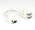 Cable VGA tipo Y - MACHO A 2 HEMBRA