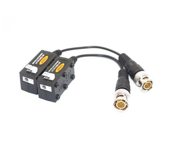 Video balun full HD 5MP en Par, conexion a presion