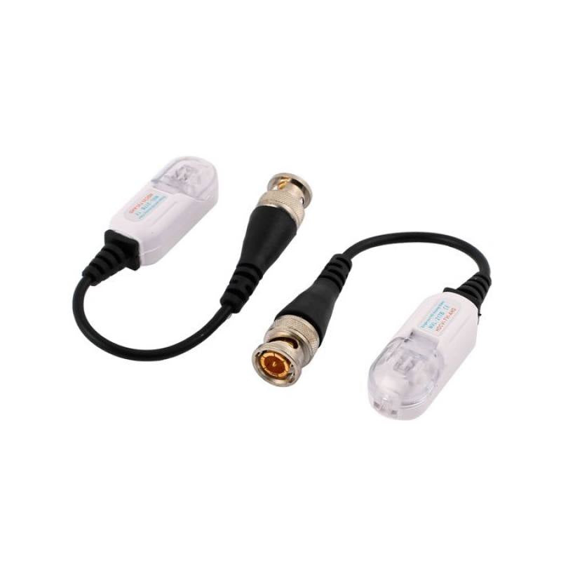Video balun a presión full HD en Par, pasivo de un solo canal para AHD HDCVI TVI 2MP