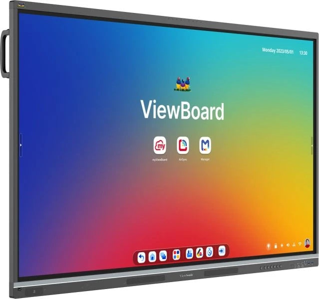 ViewSonic IFP6551 - 65" - 3840 x 2160 - VA - DisplayPort / HDMI / VGA / USB-C / USB - Black - Touchscreen