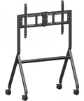 ViewSonic VB-STND-009 - Carrito - para pantalla LCD/panel plano interactivo - carro delgado - ruedas de acero, poliuretano (PU) - tamaño de pantalla: 65"-105" - interfaz de montaje: hasta 1000 x 600 mm