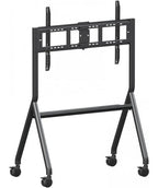 ViewSonic VB-STND-009 - Carrito - para pantalla LCD/panel plano interactivo - carro delgado - ruedas de acero, poliuretano (PU) - tamaño de pantalla: 65"-105" - interfaz de montaje: hasta 1000 x 600 mm