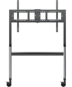 ViewSonic VB-STND-009 - Carrito - para pantalla LCD/panel plano interactivo - carro delgado - ruedas de acero, poliuretano (PU) - tamaño de pantalla: 65"-105" - interfaz de montaje: hasta 1000 x 600 mm
