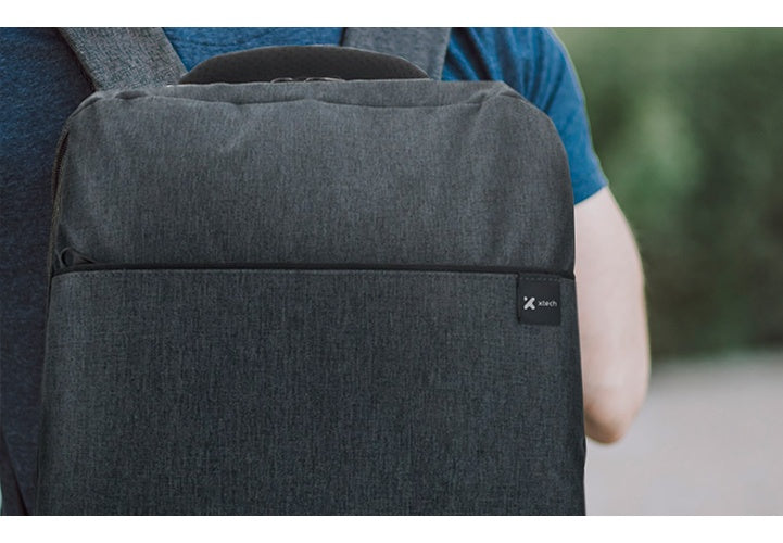 Xtech LIVERPOOL - Mochila para transporte de portátil - 15.6" - gris oscuro