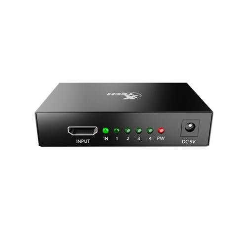 Xtech - HDMI Splitter - 1 Input to 4 Output XHA-420