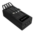 Xtech XPB-300 - Solar Power Bank - 24 pin USB-C / 4 pin USB Type A / 5 pin Micro-USB Type A - 24 pin USB-C / 4 pin USB Type A / 5 pin Micro-USB Type A - Lithium ion polymer - Para Universal - built-in charg cables30,000mAh