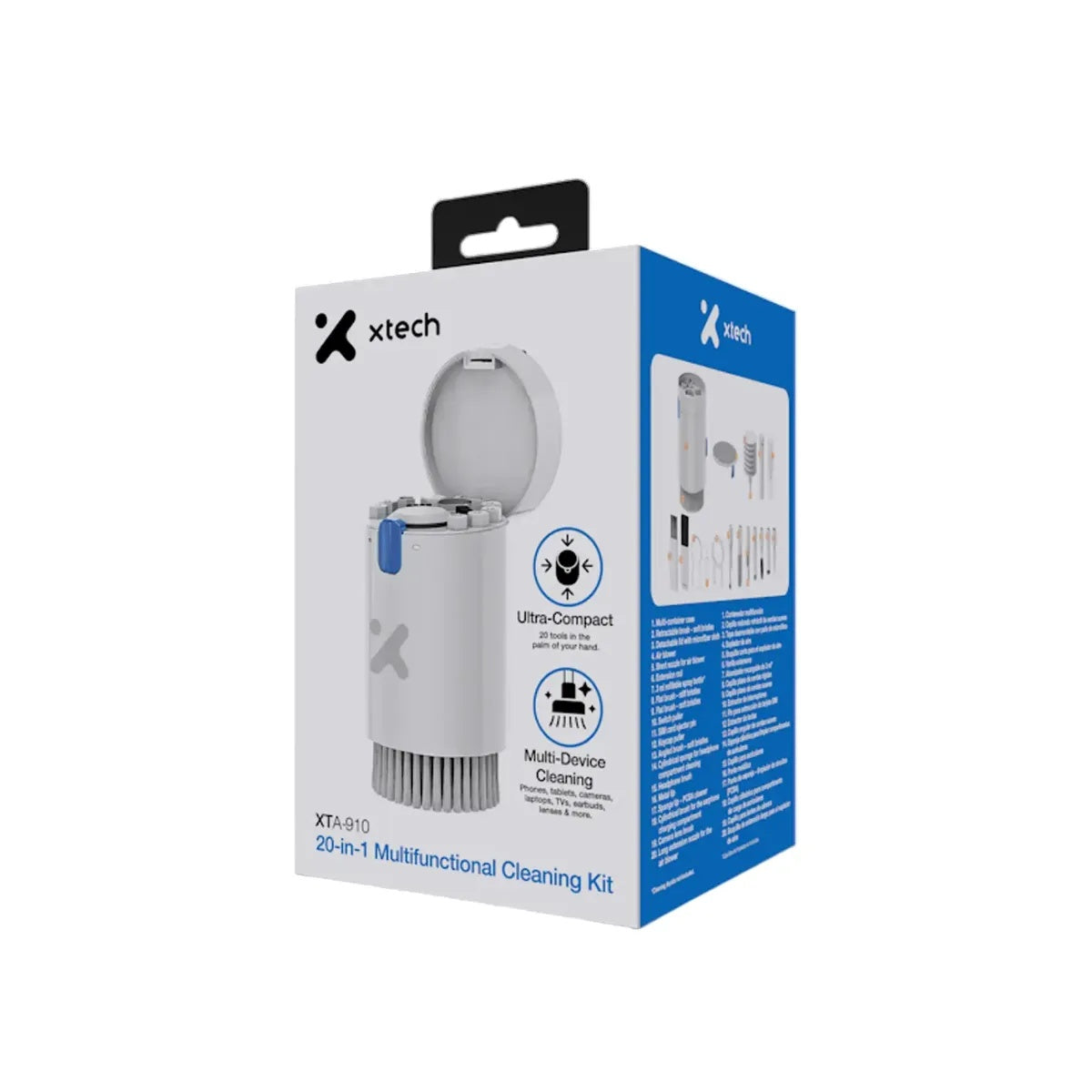 Xtech - 20-in-1 Multifunctional Cleaning Kit - XTA-910