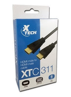 Xtech Cbls HDMI XTC-311 M/M 6ft