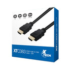 Xtech - Video / audio cable - HDMI - HDMI - 50ft-m/m-XTC-383