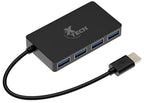 Xtech - Hub - 4 puertos - USB 3.0 XTC-391
