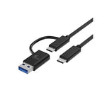 Xtech - USB cable - USB-C USB-A - USB Type C - 1.82 m - 2 in one braided XTC-532
