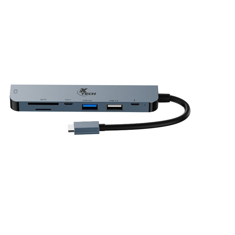 Xtech - Hub - 7 puertos - USB-C® 7-in-1 XTC-571
