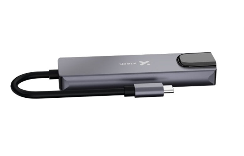 Xtech - Hub - 5 puertos - 5-in-1 USB-C® RJ-45 XTC-5