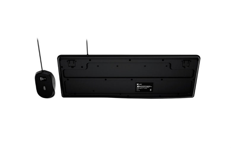 Xtech - Keyboard and mouse set - Wired - Spanish - USB - Black - Multimedia XTK-302S