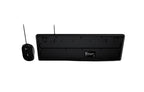 Xtech - Keyboard and mouse set - Wired - Spanish - USB - Black - Multimedia XTK-302S