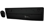 Xtech - Keyboard and mouse set - Wireless - Spanish - USB - Black - 2.4 GHz - Black XTK-311S