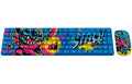 Xtech - Keyboard and mouse set - Spanish - Wireless - 2.4 GHz - Stitch Design - Disney XTK-D312ST