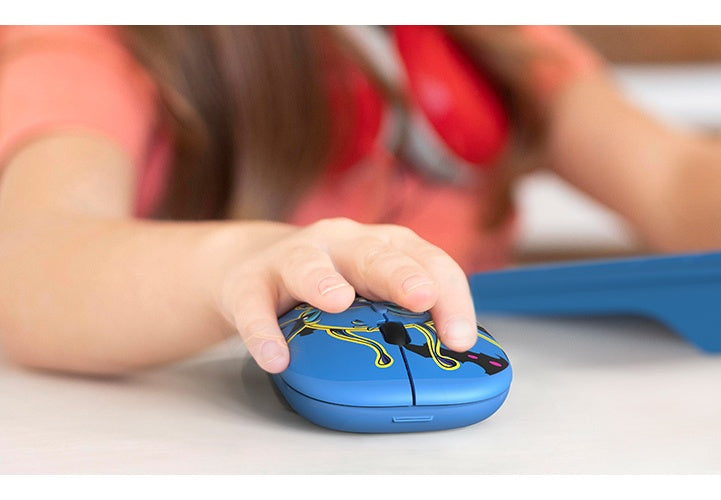 Xtech - Keyboard and mouse set - Spanish - Wireless - 2.4 GHz - Stitch Design - Disney XTK-D312ST
