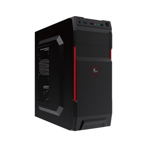Xtech - Desktop - ATX - Black and red - 600W PS XTQ-214