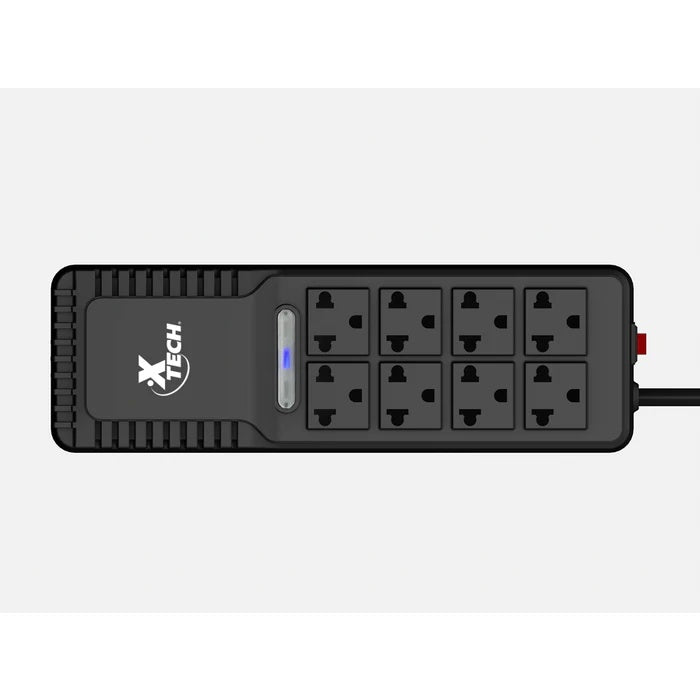 Xtech - Automatic voltage regulator - External - AC 110/120 V - 8 Tomas de Corriente - 1000 VA - -XTR-1002
