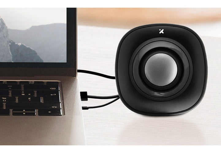 Altavoces Xtech de 2,0 canales y 6 W con cable XTS-115BK