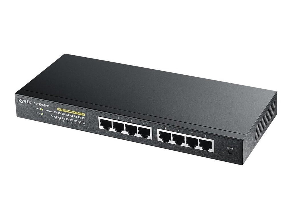 ZyXEL - Switch - 8 - GS1900-8HP REV 03F