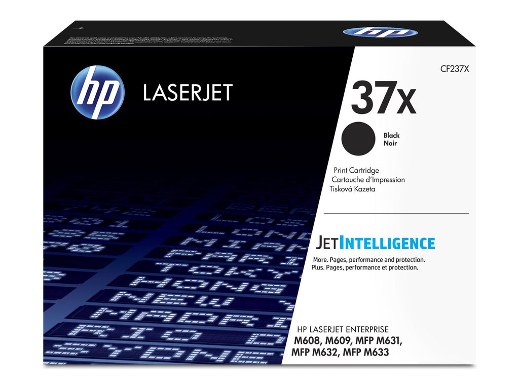 HP 37X - Alto rendimiento - negro - original - LaserJet - cartucho de tóner (CF237X) gobierno de EE. UU. - para LaserJet Enterprise M608, M609, MFP M631, MFP M632, MFP M633
