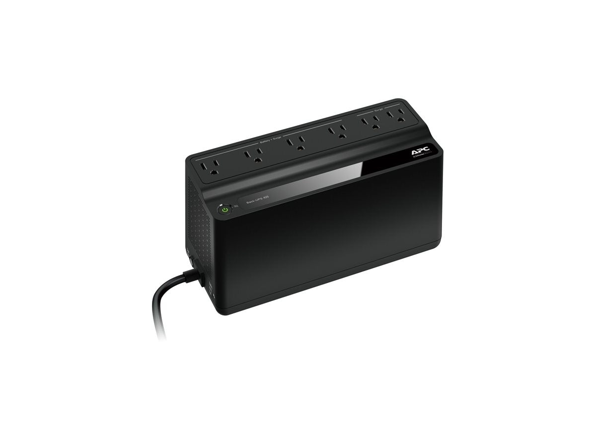 APC Back-UPS BE425M - UPS - CA 120 V - 255 vatios - 425 VA - 1 x baterías - conectores de salida: 6 - negro