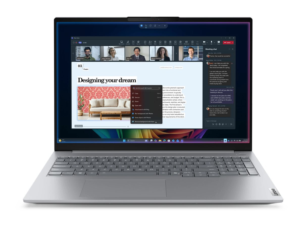 Lenovo ThinkBook 16 - Notebook - 16" - Intel Core Ultra 7 355 / 4.72 GHz - 32 GB - DDR5 SDRAM - 1 TB SSD - Integrated graphics - Windows 11 Pro - 1-year warranty