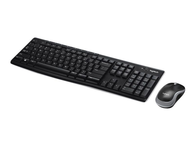 Logitech MK270 Wireless Combo - Juego de teclado y ratón - inalámbrico - 2.4 GHz - inglés - negro