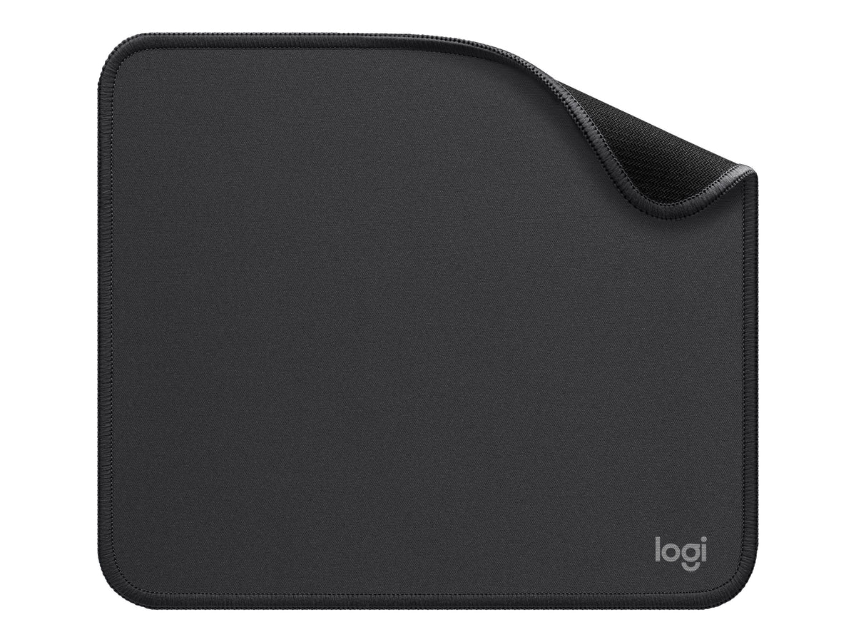 Logitech Studio Series - Alfombrilla de ratón - base de goma antideslizante, fácil deslizamiento, superficie resistente a salpicaduras - grafito