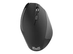 Klip Xtreme EverRest - Ratón vertical - ergonómico - diestro - óptico - 6 botones - inalámbrico - 2.4 GHz - receptor inalámbrico USB