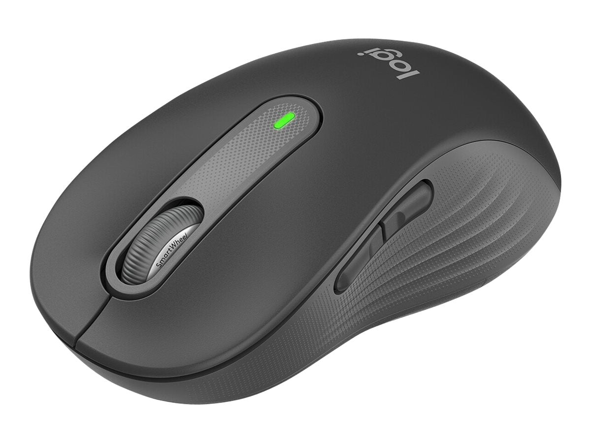 Logitech Signature M650 - Ratón - diestro - inalámbrico - Bluetooth - receptor de USB Logitech Logi Bolt - grafito