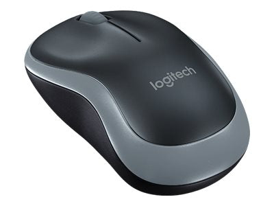 Logitech M185 - Ratón - óptico - 3 botones - inalámbrico - 2.4 GHz - receptor inalámbrico USB - gris vencejo