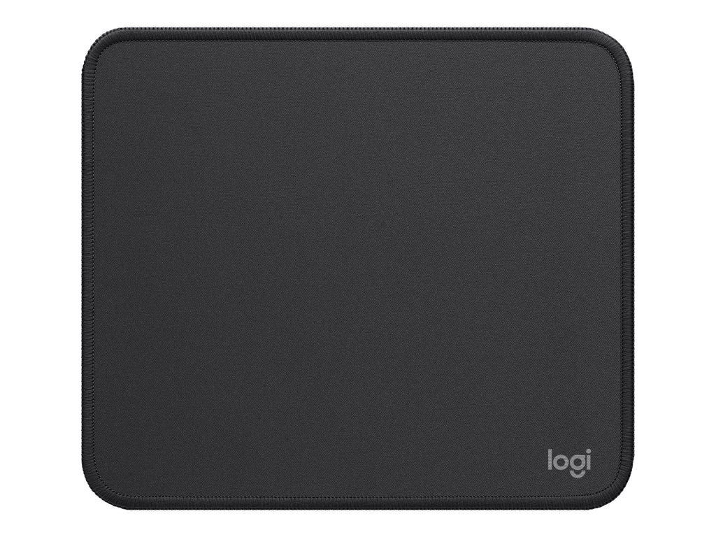 Logitech Studio Series - Alfombrilla de ratón - base de goma antideslizante, fácil deslizamiento, superficie resistente a salpicaduras - grafito