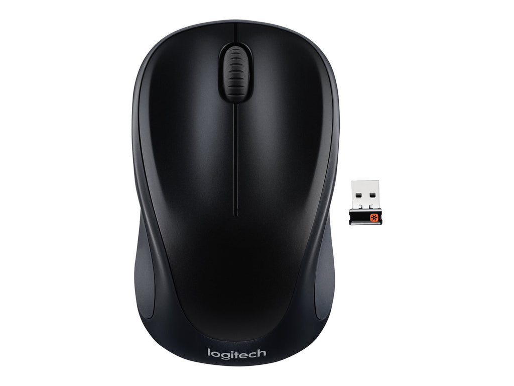 Logitech M317 - Ratón - óptico - inalámbrico - 2.4 GHz - receptor inalámbrico USB - negro