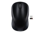 Logitech M317 - Ratón - óptico - inalámbrico - 2.4 GHz - receptor inalámbrico USB - negro